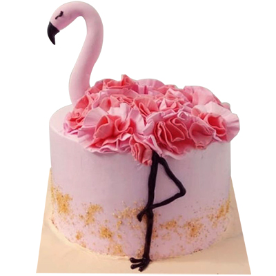 "Designer KFC Theme Semi Fondant Cake -2 Kg (Cake Magic) - Click here to View more details about this Product